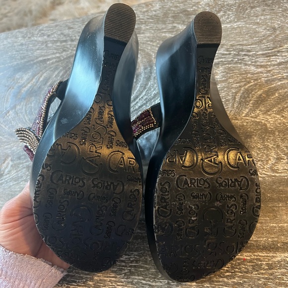 Carlos Santana Apache size 9 wedge - Picture 5 of 6